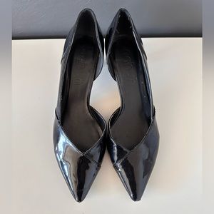 SCHUH Kitten Heels - Black Patent Leather